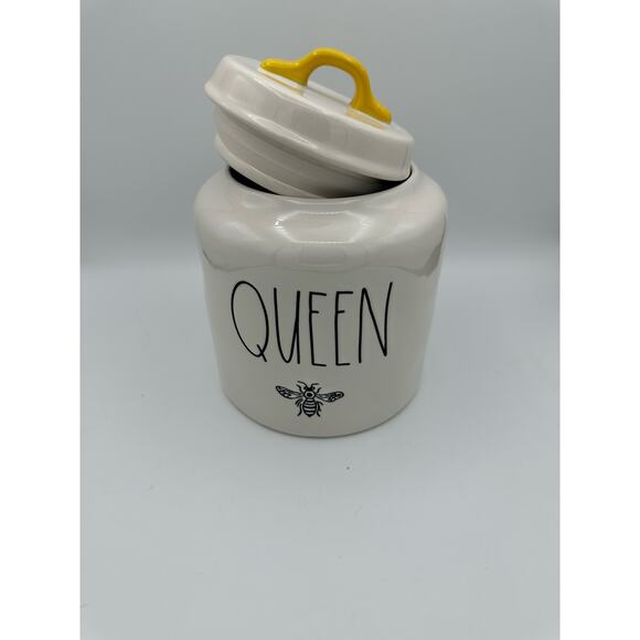 Rae Dunn Queen Bee Chubby Canister - Picture 5 of 6